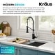 preview thumbnail 9 of 147, Kraus Bolden 2-Function 1-Handle Commercial Pulldown Kitchen Faucet