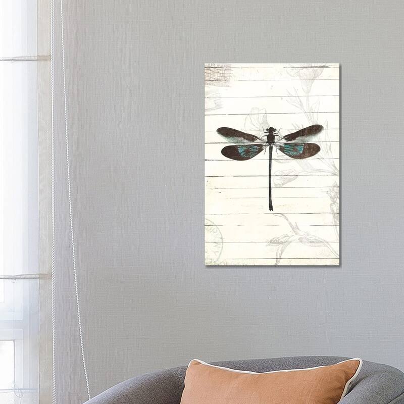 iCanvas "Dragonfly Look II" by Mlli Villa Canvas Print - 26x18x1.5