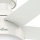 preview thumbnail 9 of 19, Hunter 46" Anslee Low Profile Ceiling Fan with LED Light Kit and Pull Chain