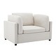 preview thumbnail 26 of 40, Roomfitters 50" Oversized Armchair with Ottoman, Modern Accent Chair, Lumbar Support, Reading Sofa for Bedroom