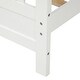 preview thumbnail 7 of 6, Full Size Wood Platform Bed with Paneled Headboard and Footboard, Sturdy Solid Wood Frame with Reinforced Slats