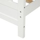 preview thumbnail 7 of 15, Wood Platform Bed with Headboard and Footboard