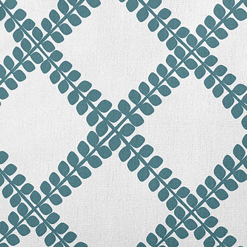 Leaf Plaid Decorative Throw Pillow