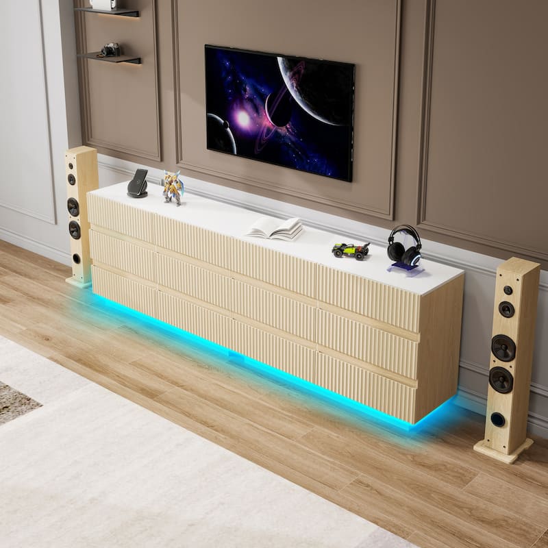 Modern Chest of 6 Drawers Dresser