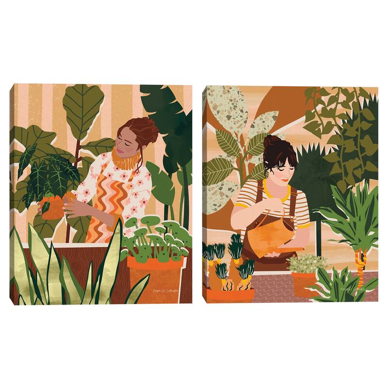 Balanced Self I, II by Meghan Gallagher Canvas Art Prints