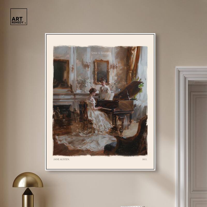 Sense and Sensibility Scene Canvas by Art Remedy