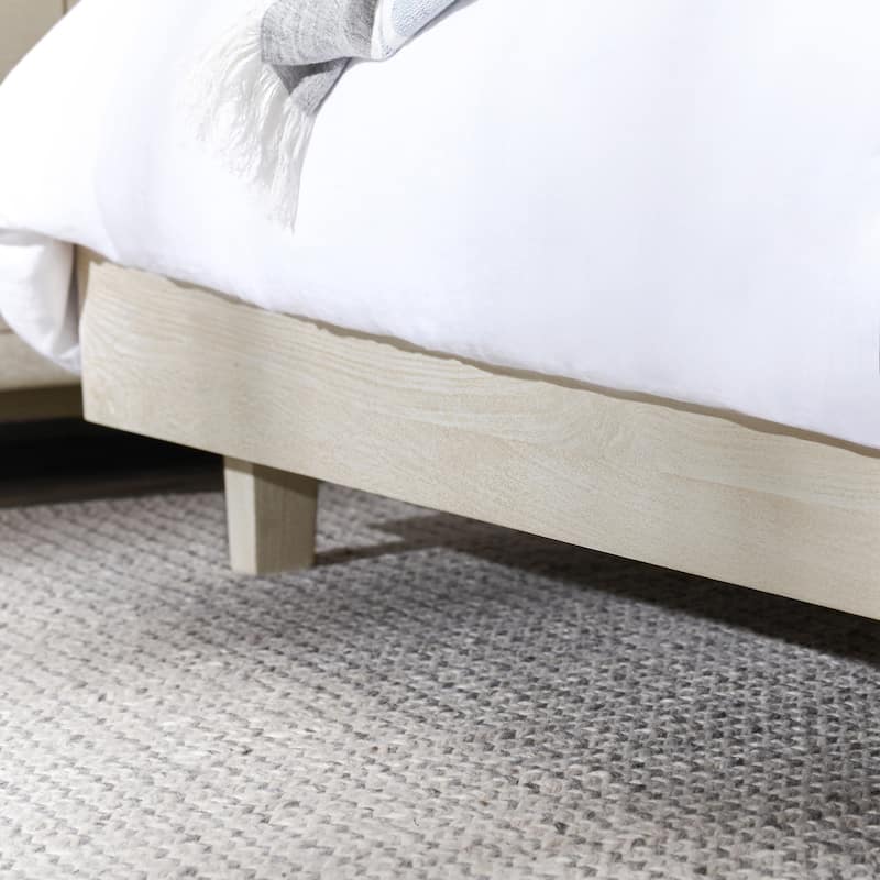Classic Home Reece Mango Wood Bed in White
