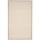 preview thumbnail 6 of 6, Nourison Sisal Soft Modern Solid Cream Bordered Area Rug