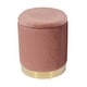 preview thumbnail 17 of 16, Zoe Velvet Storage Ottoman