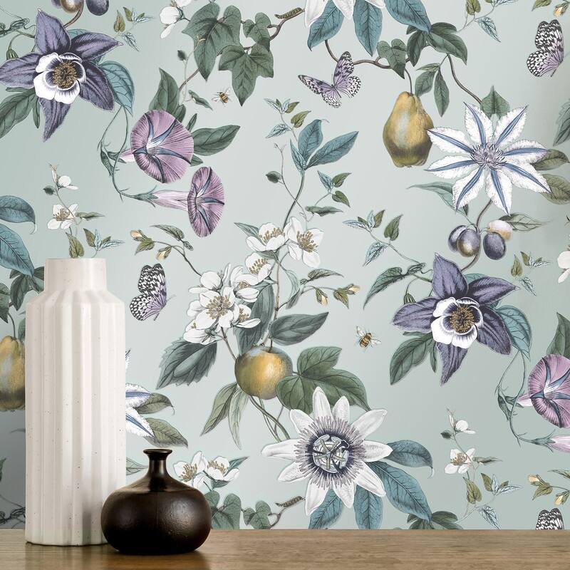 Fine Decor Sierra Sage Floral Wallpaper