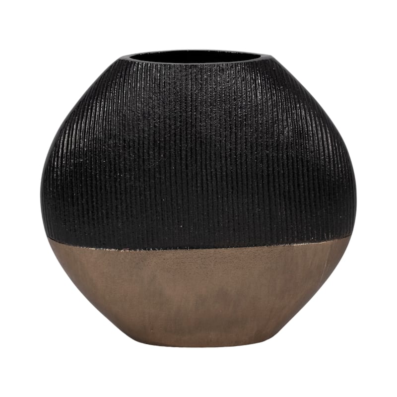 Sagebrook Home Contemporary Hammered Metal Vase