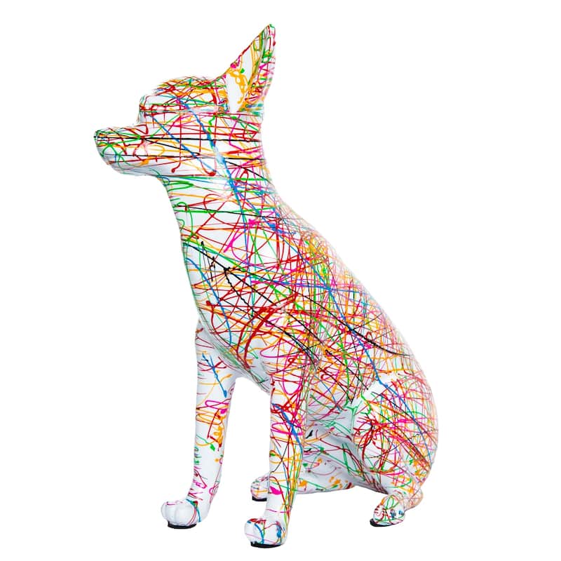 Interior Illusions Plus Expressionist Chihuahua - 9.5" tall