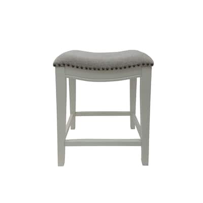 Carolina Living Sawyer 25" Saddle Counter Stool - Set of 2