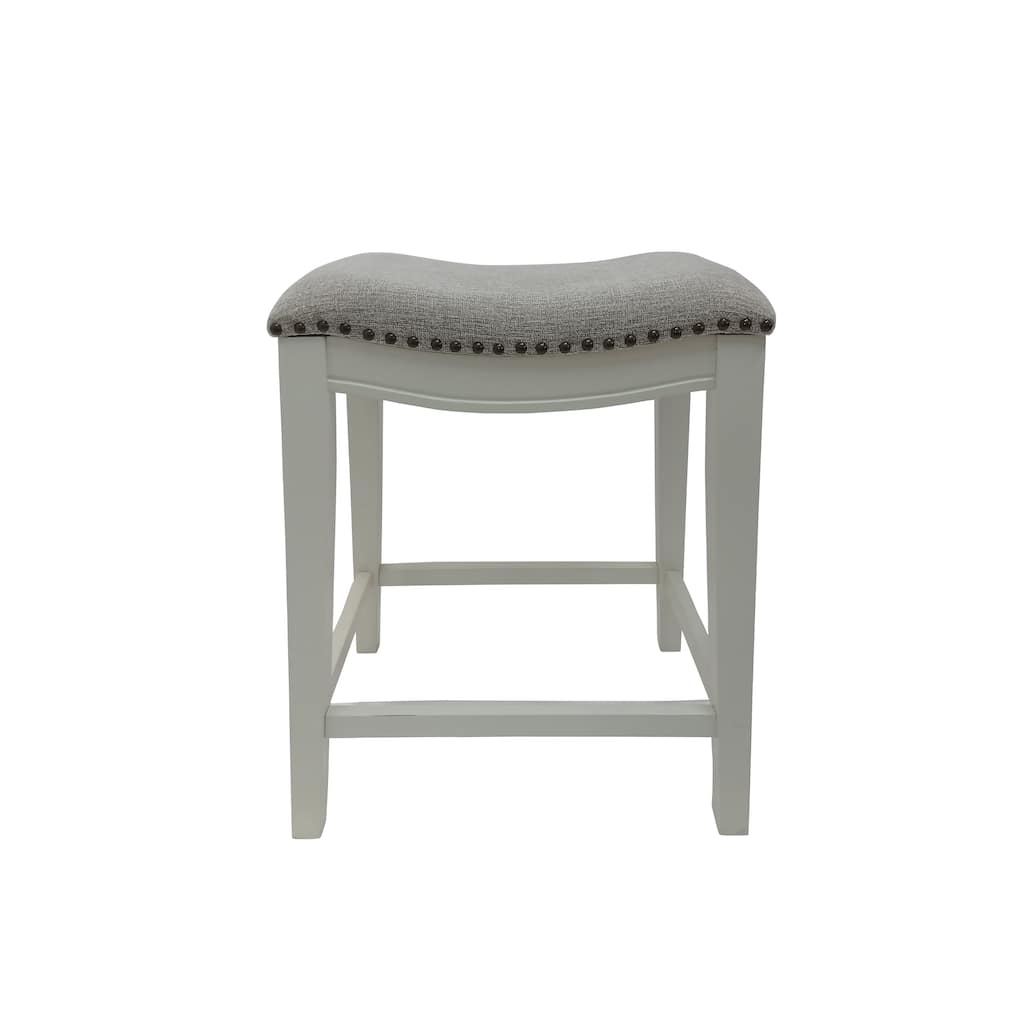 Carolina Living Sawyer 25" Saddle Counter Stool - Set of 2