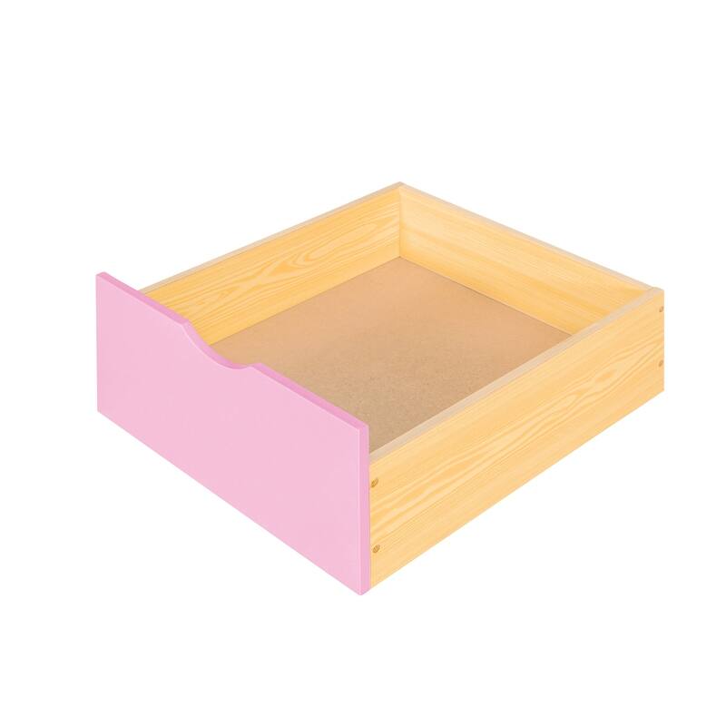 Twin over Twin Bunk Bed with Changeable Table