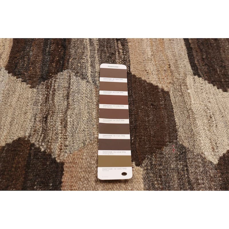 Sivas Brown Kilim 6'0" x 8'2" - 6'0 x 8'2