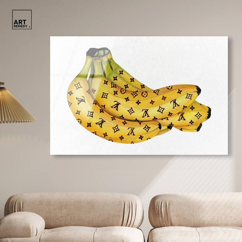 Fashion Bananas III Acrylic by Art Remedy, Ready to Hang