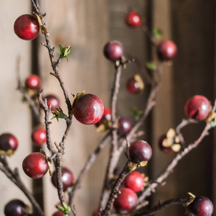 RusticReach Artificial Passion Fruit Stem 37" Tall