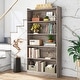 preview thumbnail 20 of 41, 6-Tier Open Bookcase, 72 inches Large Tall Bookshelf