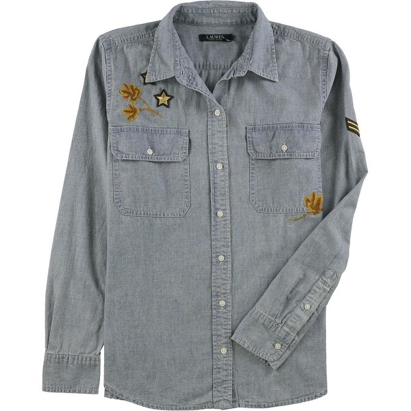 ralph lauren womens chambray shirt
