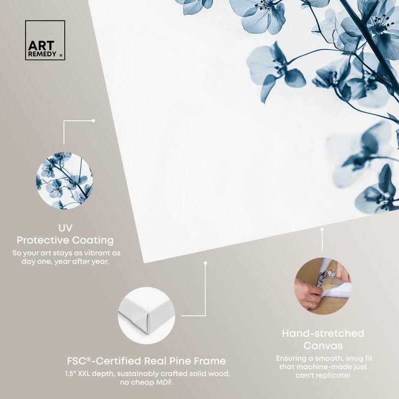 Translucent Petals II Canvas by Art Remedy, Gallery Wrapped
