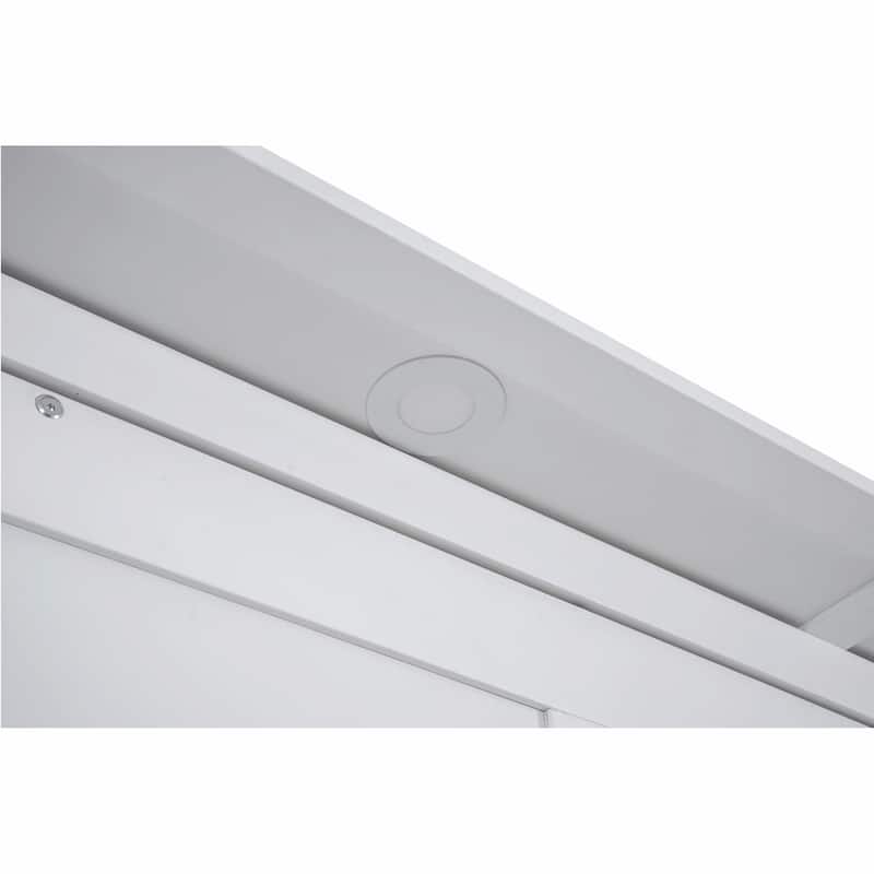 Queen Size Murphy Bed with Shelves and LED Lights