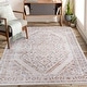 preview thumbnail 2 of 3, LOOM & LUXE Collection Cream/Ivory/Bordered Non-Shedding Area Rug