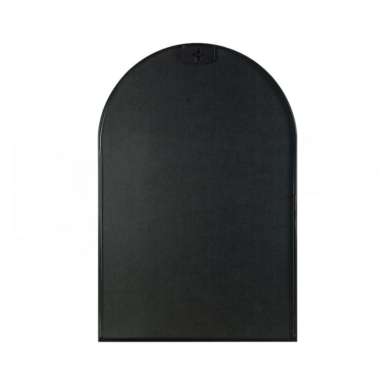 24x32 Inch Metal Framed Arched Bathrrom Mirror