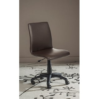 Safavieh Hal Brown Desk Chair - 18.1" x 22.4" x 32.5"
