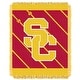 preview thumbnail 14 of 19, NCAA Full Back Jacquard Baby Throw Blanket 36" x 46" - USC