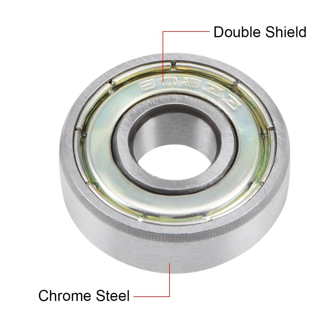 NEW 10pcs 6000ZZ Deep Groove Metal Double Shielded Ball Bearing 10mmx26mmx8mm