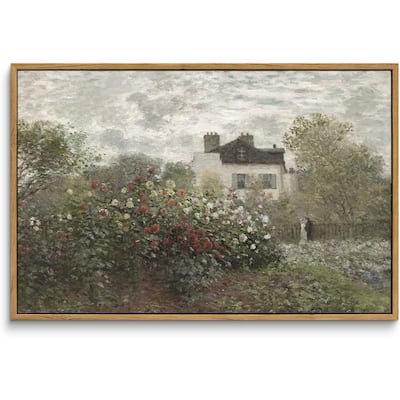 Garden in Argenteuil by Monet Paintings Prints Wall Art