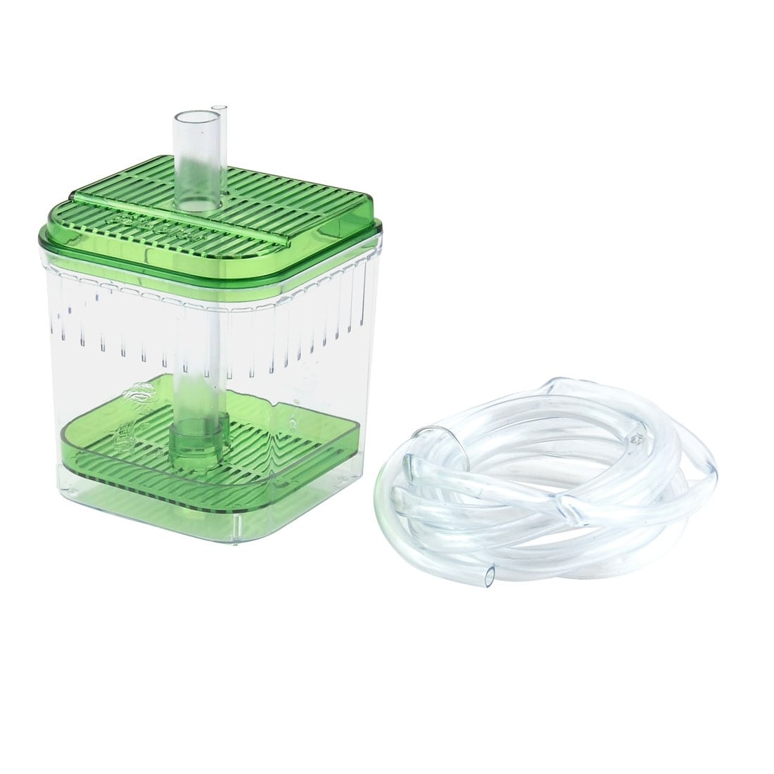 small plastic fish tank with lid