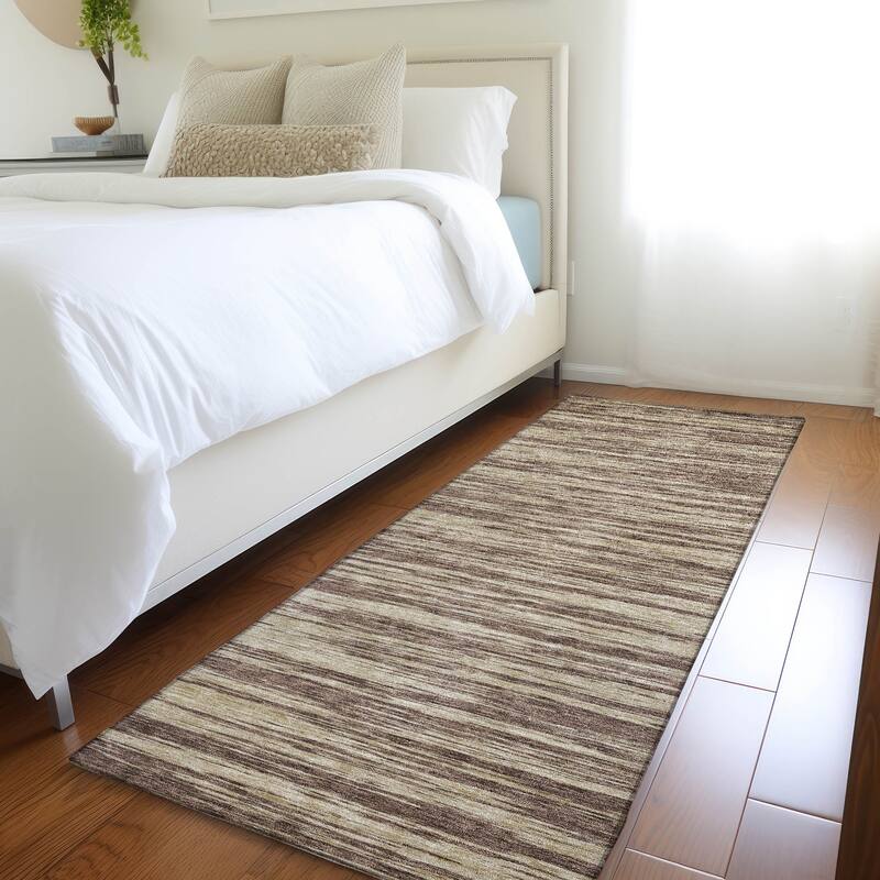 Premium Washable Super Soft Casual Ombre Mayfield Rug - Brown - 2'3" x 7'6"
