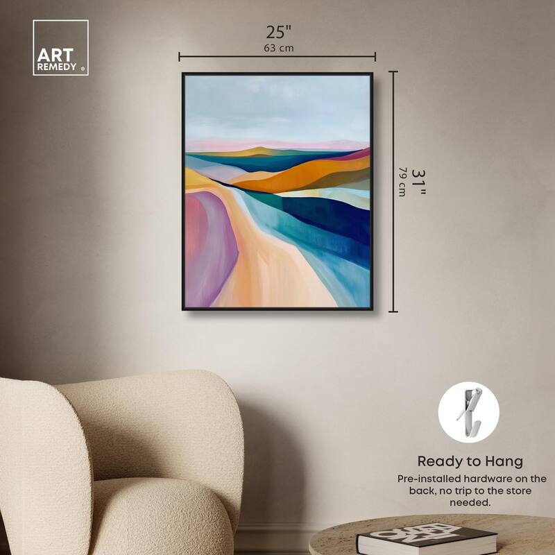 Colorful Dunes II Canvas by Art Remedy