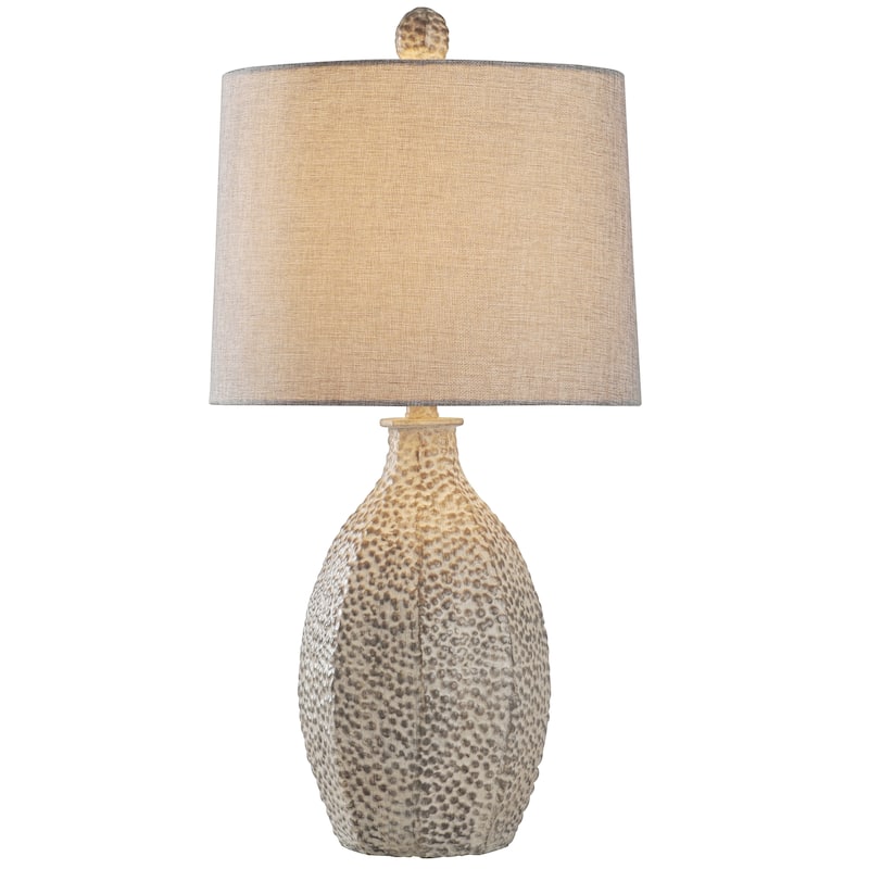 StyleCraft Laurie Bokava Table Lamp - Textured Grey Shade