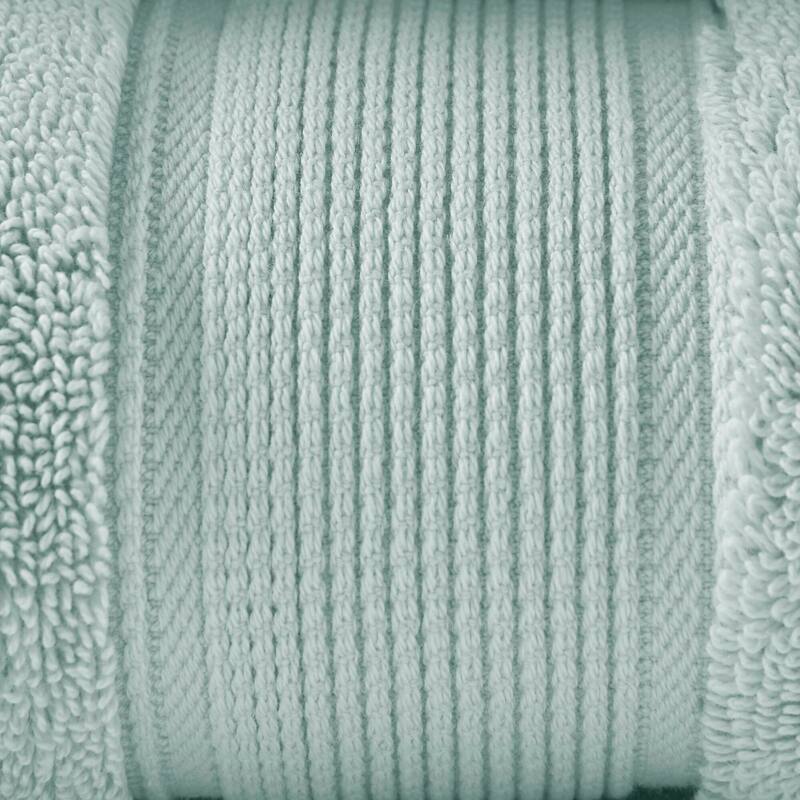 2 PCS 34x68" - 2PK Ultra-Soft One hundred percent Cotton Absorbent Towel Set Seafoam