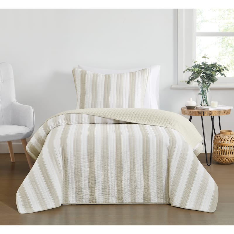 Truly Soft Aiden Stripe Quilt Set