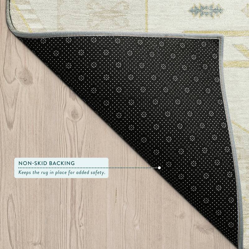 Machine Washable Indoor/ Outdoor Global Hiawatha Chantille Rug