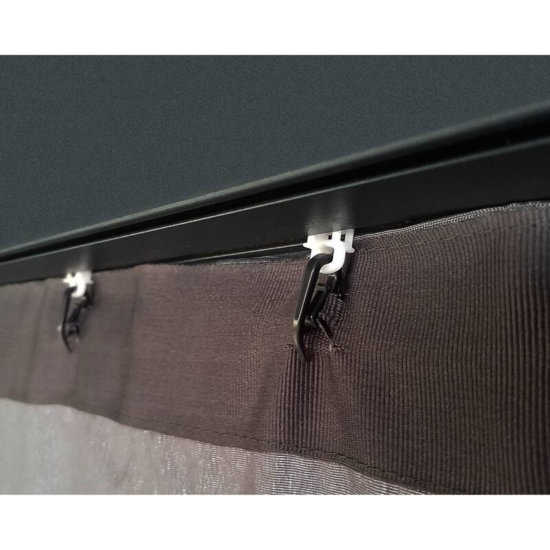 Curtain Set for Dallas 14 ft. Outdoor Gazebo