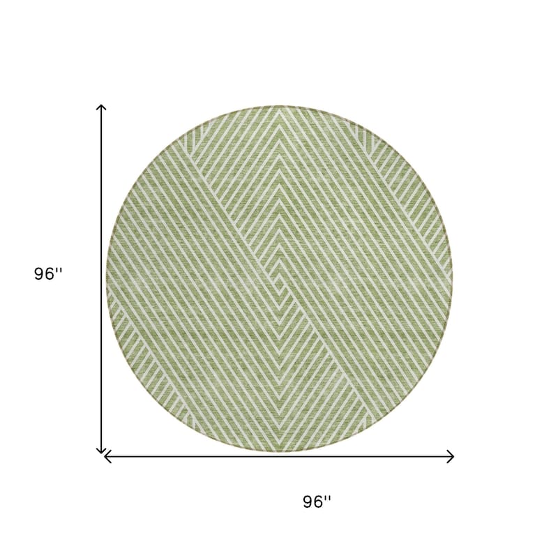 HomeRoots Geometric Transitional Rectangle Outdoor Rug