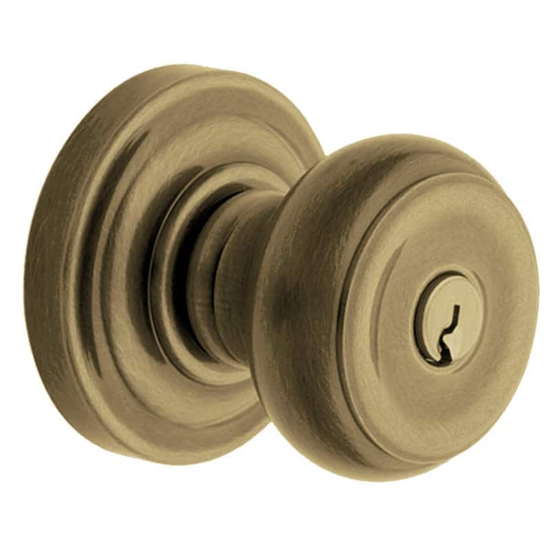 Baldwin Colonial Style Single Cylinder Keyed Entry Door Knob Set with