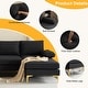 preview thumbnail 3 of 20, U-Shaped 4-Seat Indoor Sectional Sofa