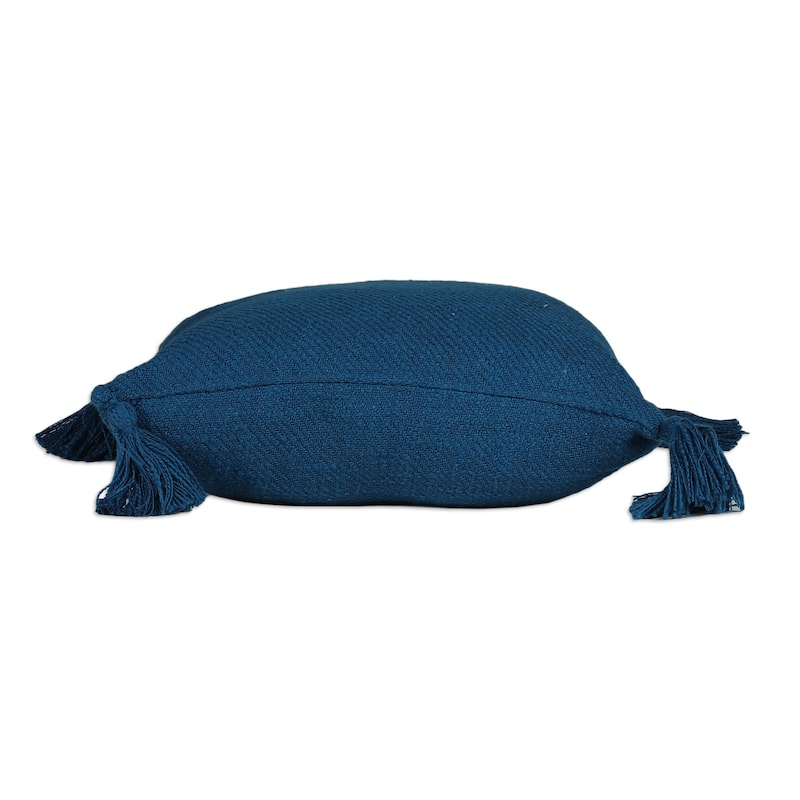 Novica Handmade Peacock Tassels Cotton Cushion Covers (Pair)