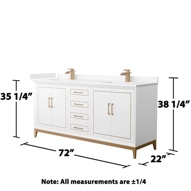Wyndham Collection WCH515172D-VCA-UNSMXX Marlena 72" Free Standing