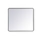 preview thumbnail 10 of 8, Elegant Lighting MR803640 Evermore 36" W x 40" H Rectangular Framed