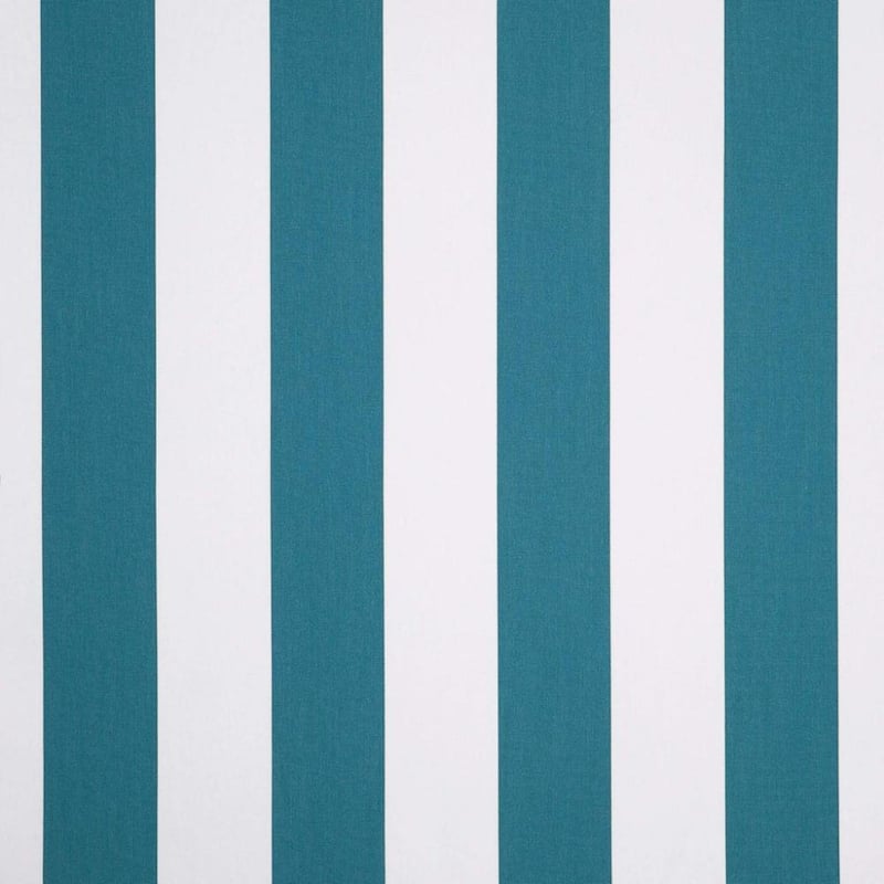 Sunbrella Stripe Fabric 1-Piece Indoor/Outdoor Club Chair Cushion, 22"W x 44"L