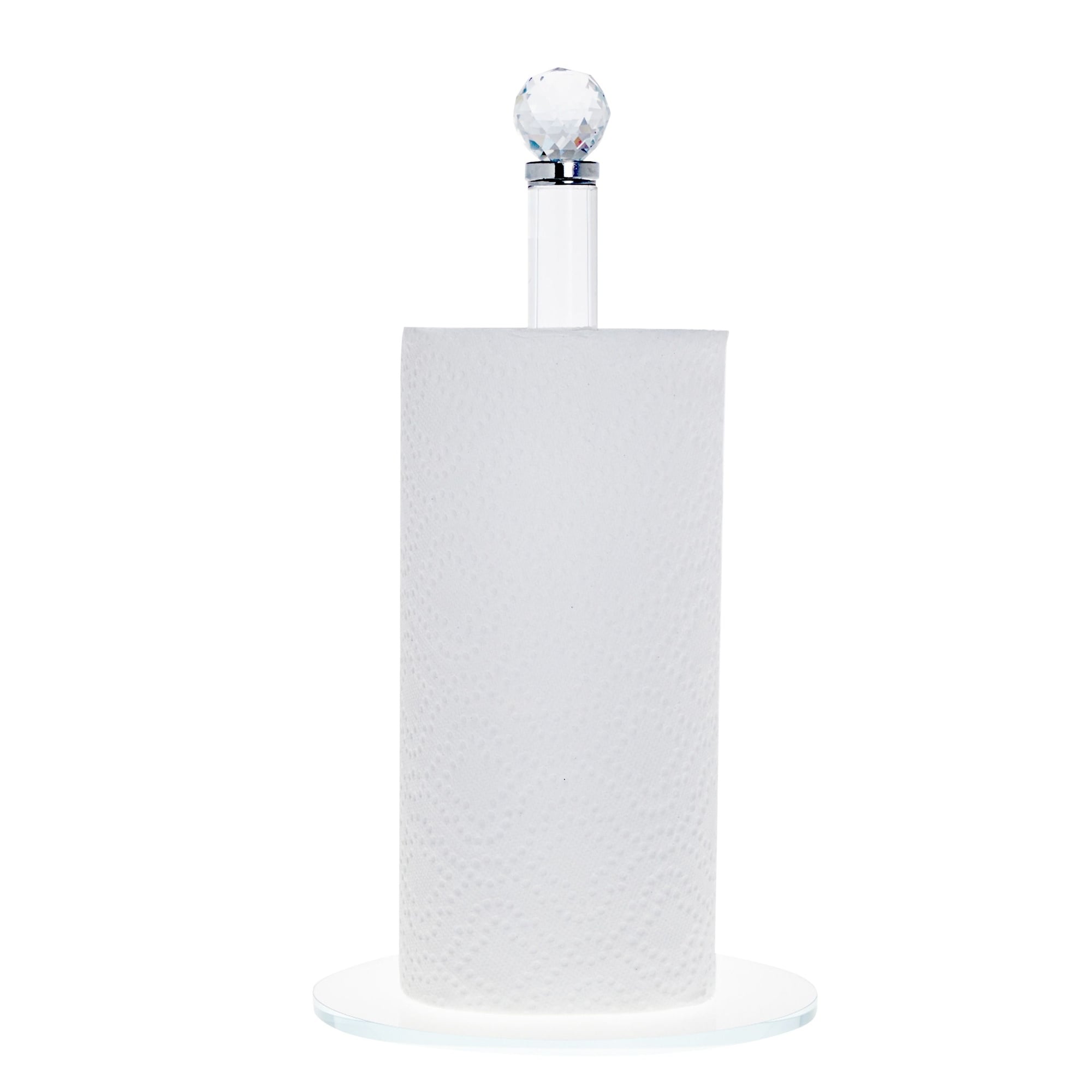 Paper towel holder with crystal knob online