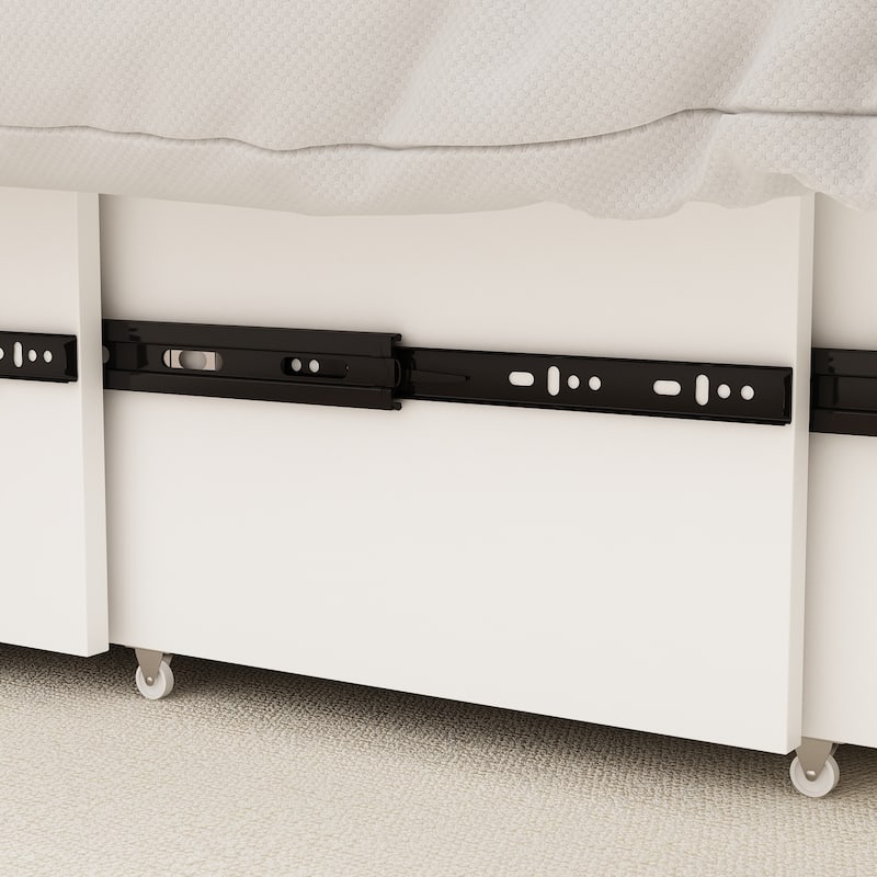 Full Size Murphy Bed Chest with Drawers For Home Office or Small Room