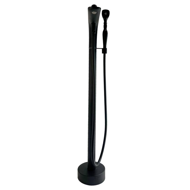 Pluto Triangle Head Tub Filler Faucet with Hand Shower